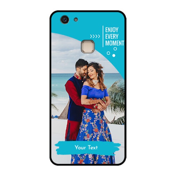 Vivo V7 Plus Custom Glass Phone Case - Happy Moment Design