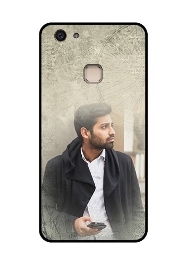 Vivo V7 Plus Custom Glass Phone Case - With Vintage Design