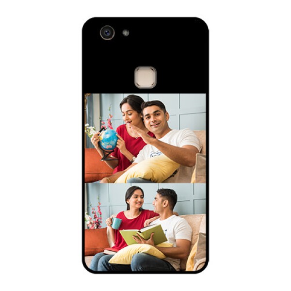 Vivo V7 Plus Custom Glass Phone Case - 2 Images Design