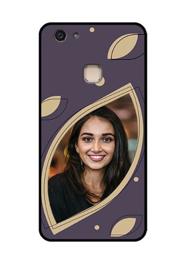 Vivo V7 Plus Custom Glass Phone Case - Falling Leaf Design