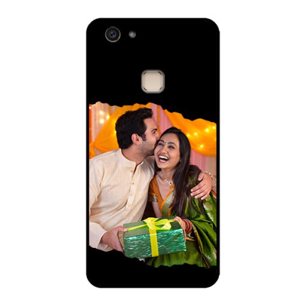 Vivo V7 Plus Custom Glass Phone Case - Tear - Off Design