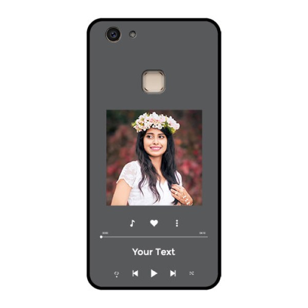 Vivo V7 Plus Custom Glass Phone Case - Play The Music Design