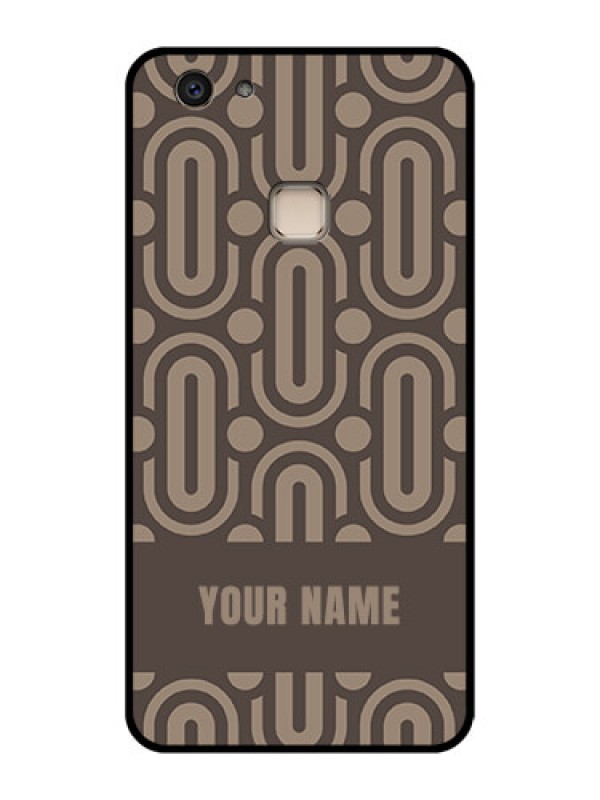 Custom Vivo V7 Plus Custom Glass Phone Case - Captivating Zero Pattern Design
