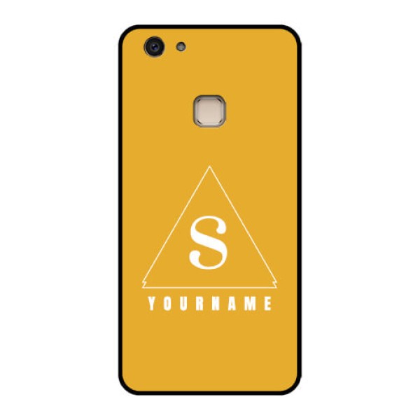 Vivo V7 Plus Custom Glass Phone Case - Simple Triangle Design