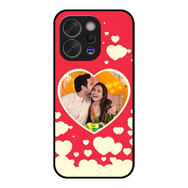 Vivo V70 5G Custom Glass Phone Case - Love Symbols Phone Cover Design Vivo V70 5G Custom Glass Phone Case - Love Symbols Phone Cover Design