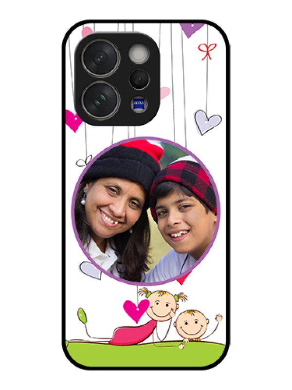 Custom Vivo V70 5G Custom Glass Phone Case - Cute Kids Phone Case Design