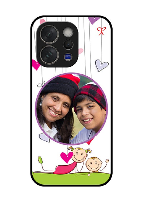 Vivo V70 5G Custom Glass Phone Case - Cute Kids Phone Case Design