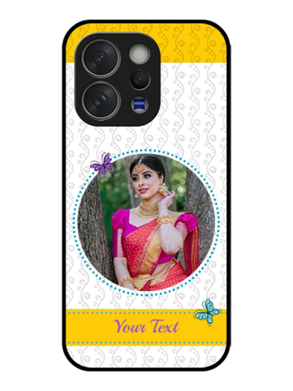 Custom Vivo V70 5G Custom Glass Phone Case - Girls Premium Case Design