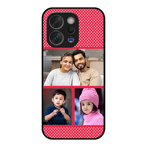 Vivo V70 5G Custom Glass Phone Case - Bulk Photo Upload Design