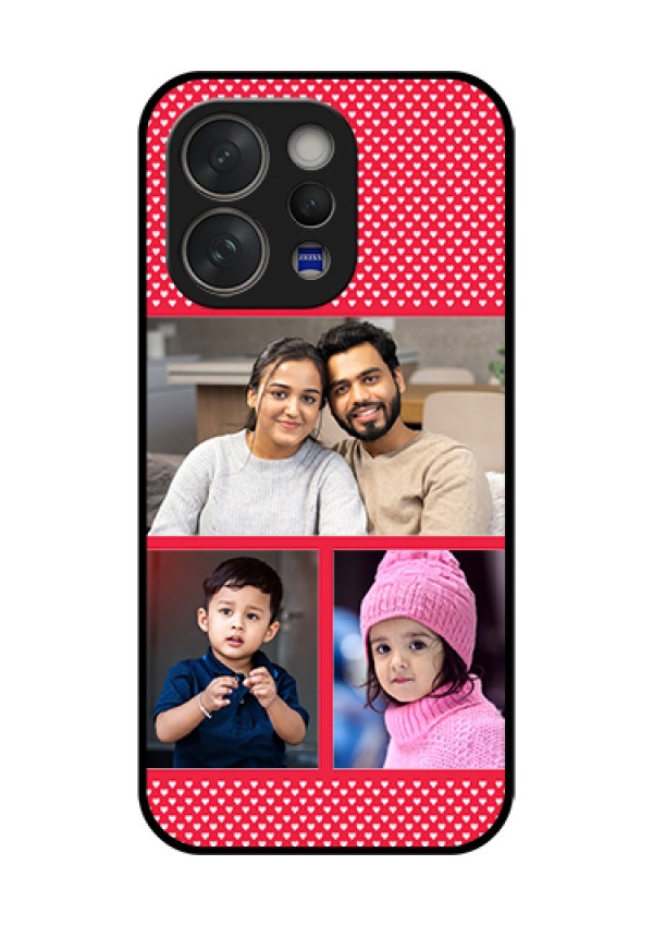 Vivo V70 5G Custom Glass Phone Case - Bulk Photo Upload Design