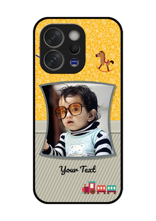 Vivo V70 5G Custom Glass Phone Case - Baby Picture Upload Design