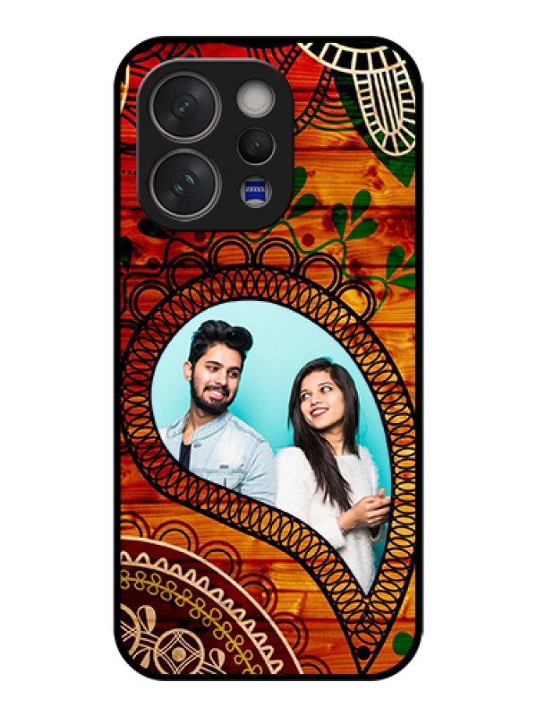 Custom Vivo V70 5G Custom Glass Phone Case - Abstract Colorful Design