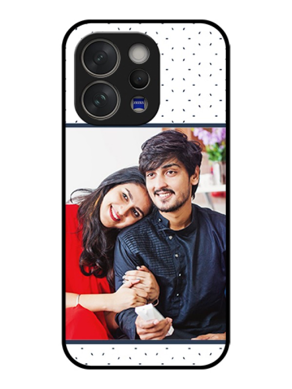 Custom Vivo V70 5G Custom Glass Phone Case - Premium Dot Design