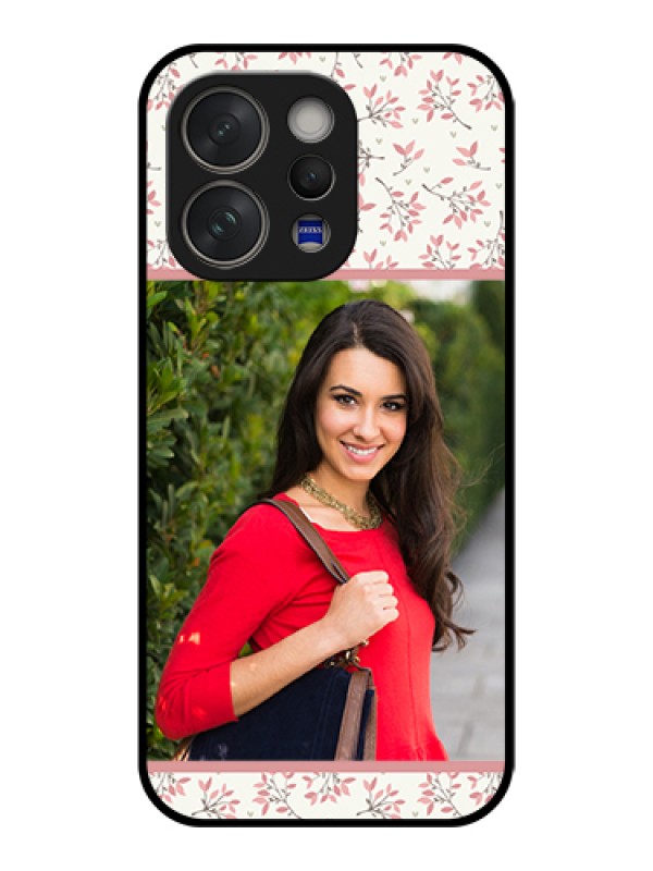 Custom Vivo V70 5G Custom Glass Phone Case - Stunning Floral Design