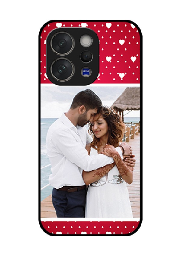 Vivo V70 5G Custom Glass Phone Case - Hearts Mobile Case Design