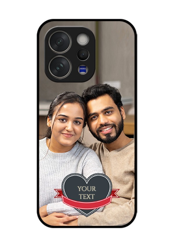 Vivo V70 5G Custom Glass Phone Case - Just Married Couple Design