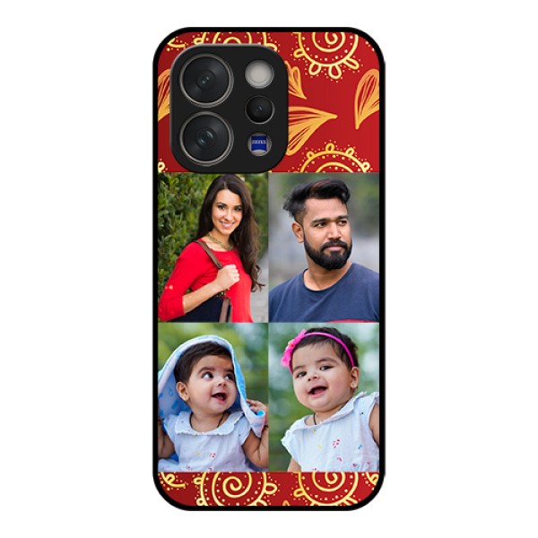 Vivo V70 5G Custom Glass Phone Case - 4 Image Traditional Design