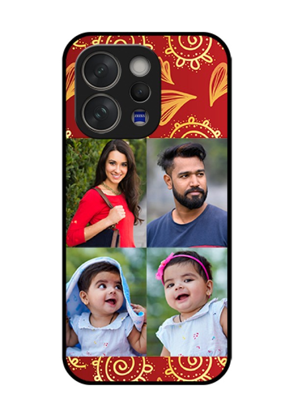 Vivo V70 5G Custom Glass Phone Case - 4 Image Traditional Design