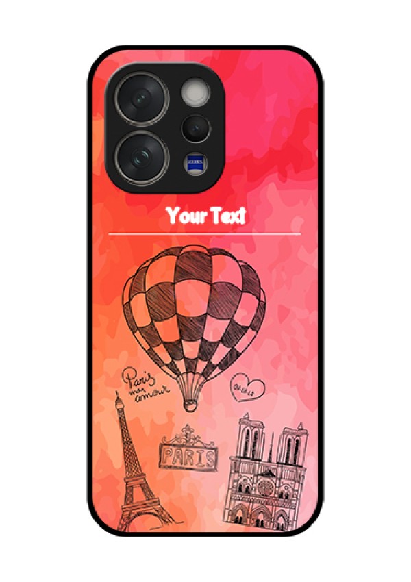Vivo V70 5G Custom Glass Phone Case - Paris Theme Design