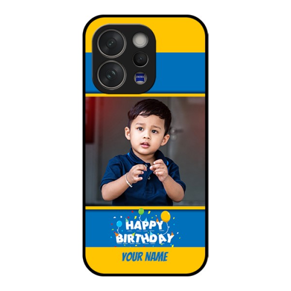 Vivo V70 5G Custom Glass Phone Case - Birthday Wishes Design