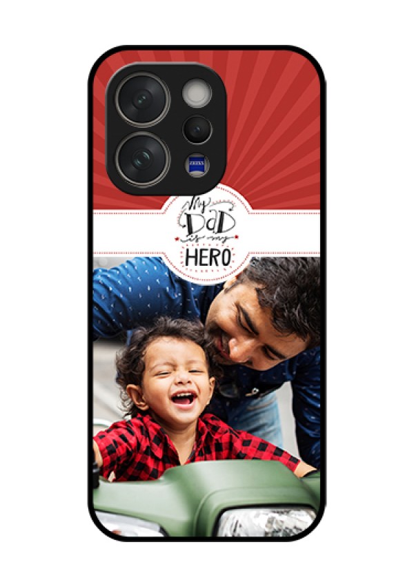 Vivo V70 5G Custom Glass Phone Case - My Dad Hero Design