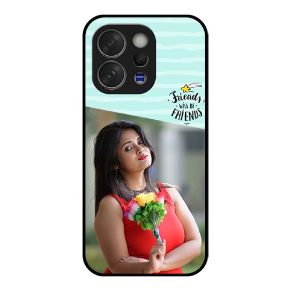 Vivo V70 5G Custom Glass Phone Case - Friends Picture Icon Design