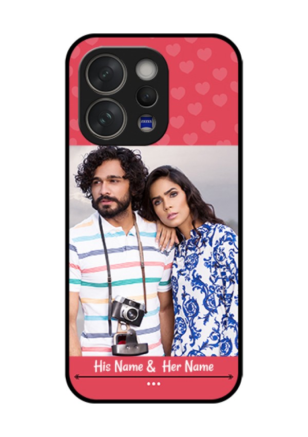 Vivo V70 5G Custom Glass Phone Case - Simple Love Design