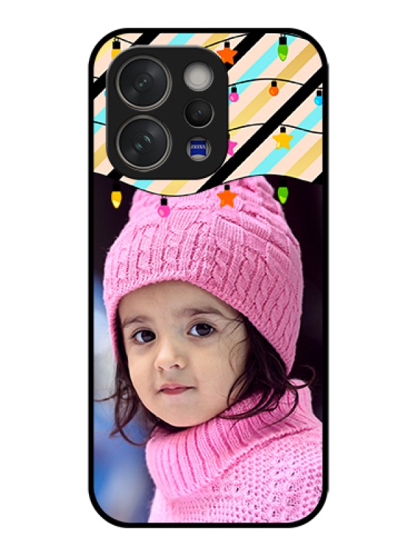 Custom Vivo V70 5G Custom Glass Phone Case - Lights Hanging Design