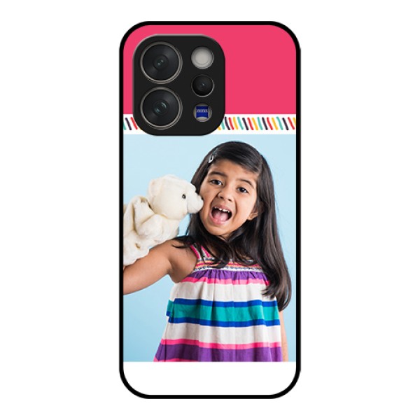 Vivo V70 5G Custom Glass Phone Case - Line Art Design