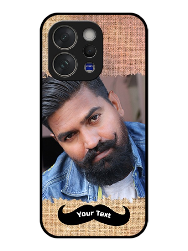 Custom Vivo V70 5G Custom Glass Phone Case - With Texture Design