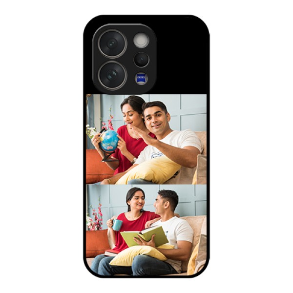 Vivo V70 5G Custom Glass Phone Case - 2 Images Design