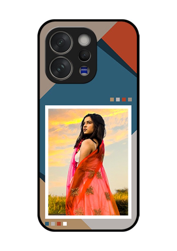 Vivo V70 5G Custom Glass Phone Case - Retro Color Pallet Design