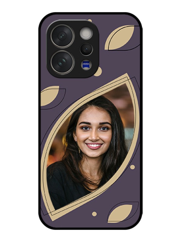 Custom Vivo V70 5G Custom Glass Phone Case - Falling Leaf Design
