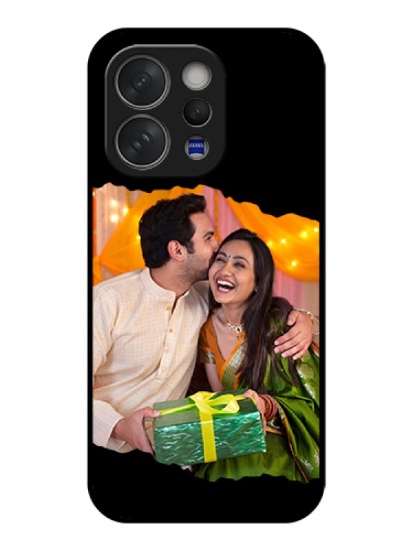 Custom Vivo V70 5G Custom Glass Phone Case - Tear - Off Design