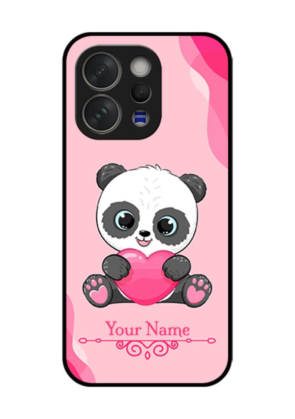 Vivo V70 5G Custom Glass Phone Case - Cute Panda Design