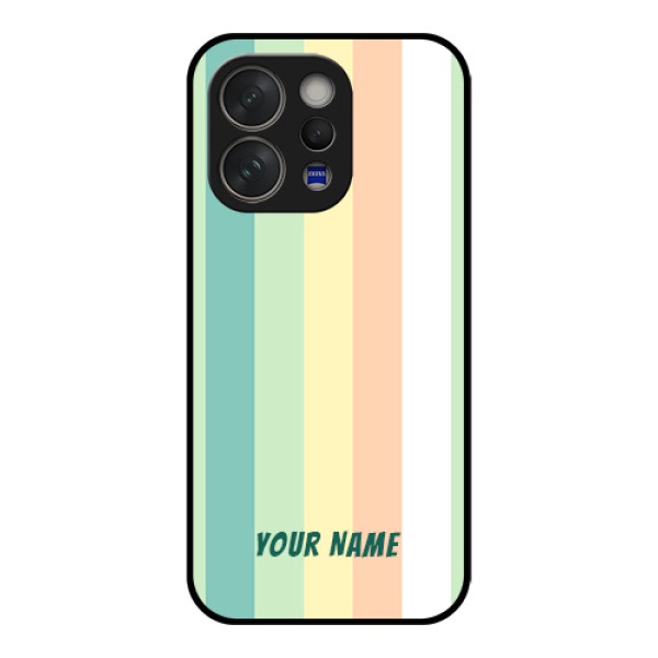 Vivo V70 5G Custom Glass Phone Case - Multi - Colour Stripes Design Vivo V70 5G Custom Glass Phone Case - Multi - Colour Stripes Design