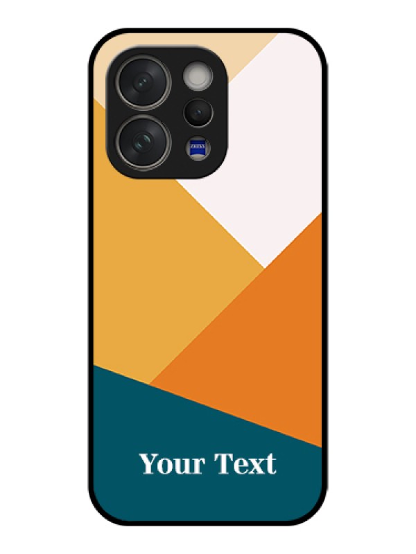 Custom Vivo V70 5G Custom Glass Phone Case - Stacked Multi - Colour Design