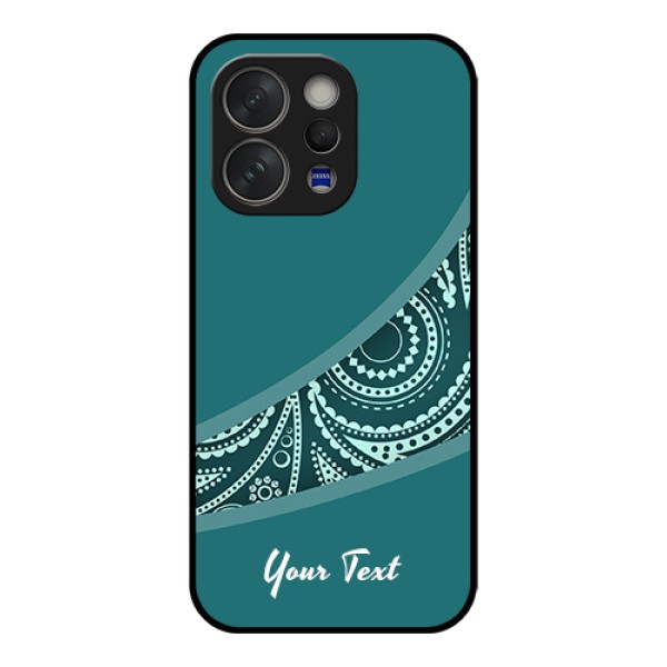 Vivo V70 5G Custom Glass Phone Case - Semi Visible Floral Design