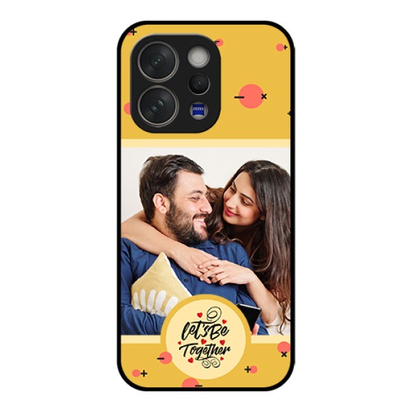 Vivo V70 5G Custom Glass Phone Case - Lets Be Together Design