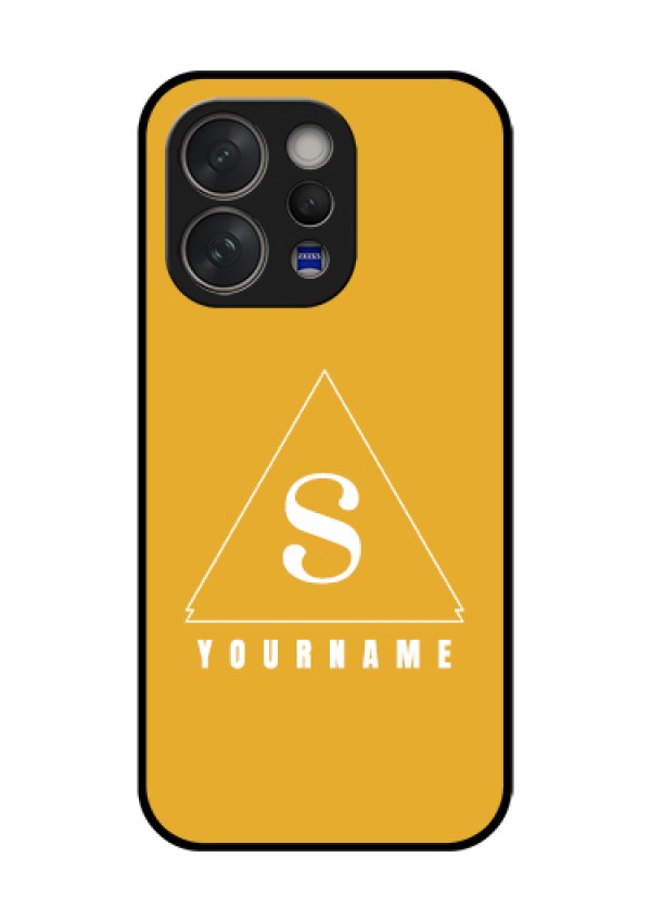 Vivo V70 5G Custom Glass Phone Case - Simple Triangle Design