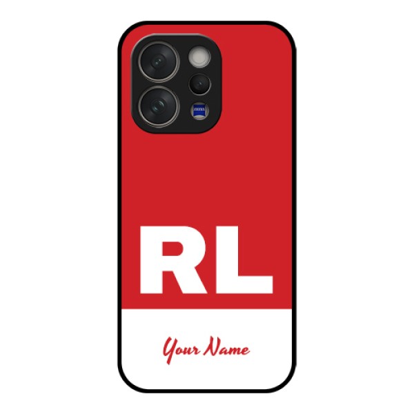 Vivo V70 5G Custom Glass Phone Case - Dual Tone Custom Text Design
