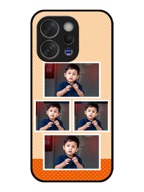 Custom Vivo V70 Elite 5G Custom Glass Phone Case - Bulk Photos Upload Design