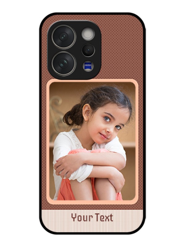 Custom Vivo V70 Elite 5G Custom Glass Phone Case - Simple Pic Upload Design