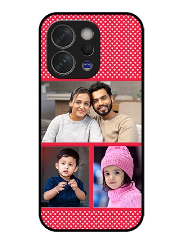 Custom Vivo V70 Elite 5G Custom Glass Phone Case - Bulk Photo Upload Design
