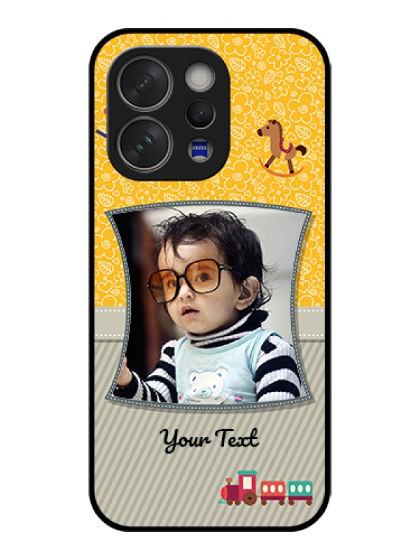Custom Vivo V70 Elite 5G Custom Glass Phone Case - Baby Picture Upload Design