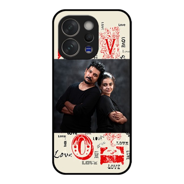 Vivo V70 Elite 5G Custom Glass Phone Case - Trendy Love Design Case
