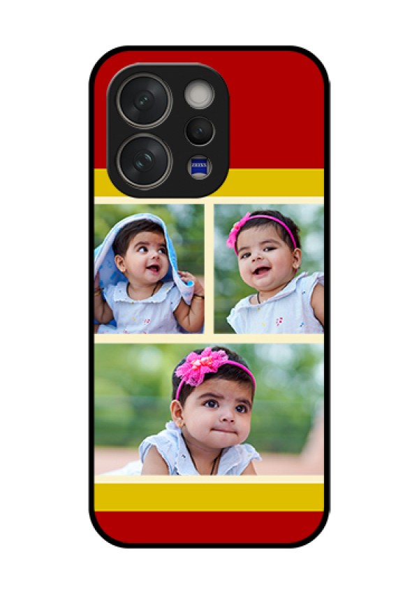 Vivo V70 Elite 5G Custom Glass Phone Case - Multiple Pic Upload Design