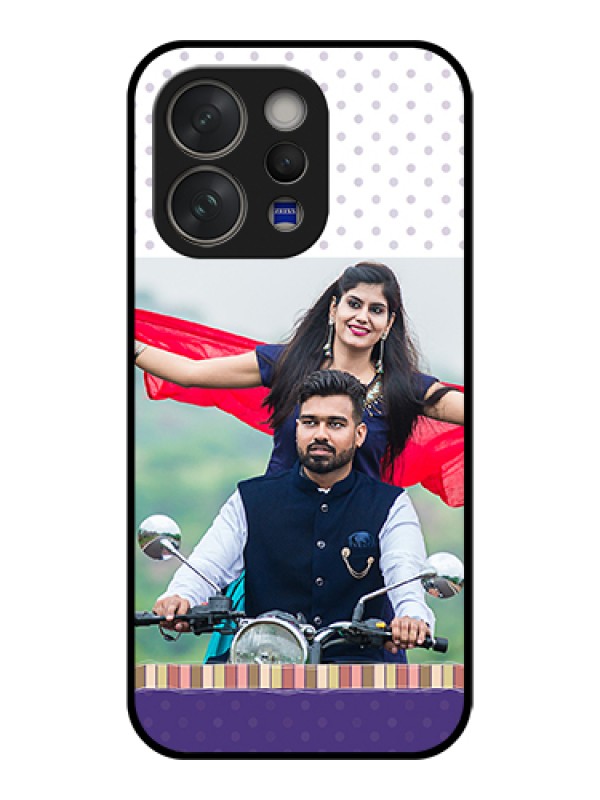 Custom Vivo V70 Elite 5G Custom Glass Phone Case - Cute Family Design