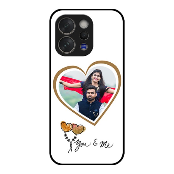 Vivo V70 Elite 5G Custom Glass Phone Case - You & Me Design