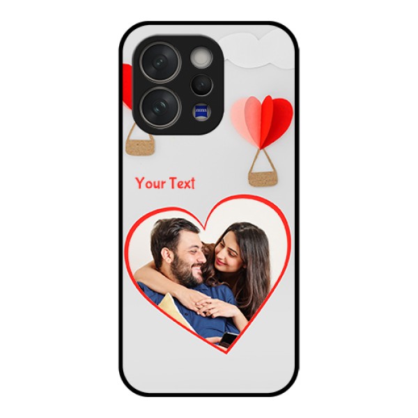 Vivo V70 Elite 5G Custom Glass Phone Case - Parachute Love Design